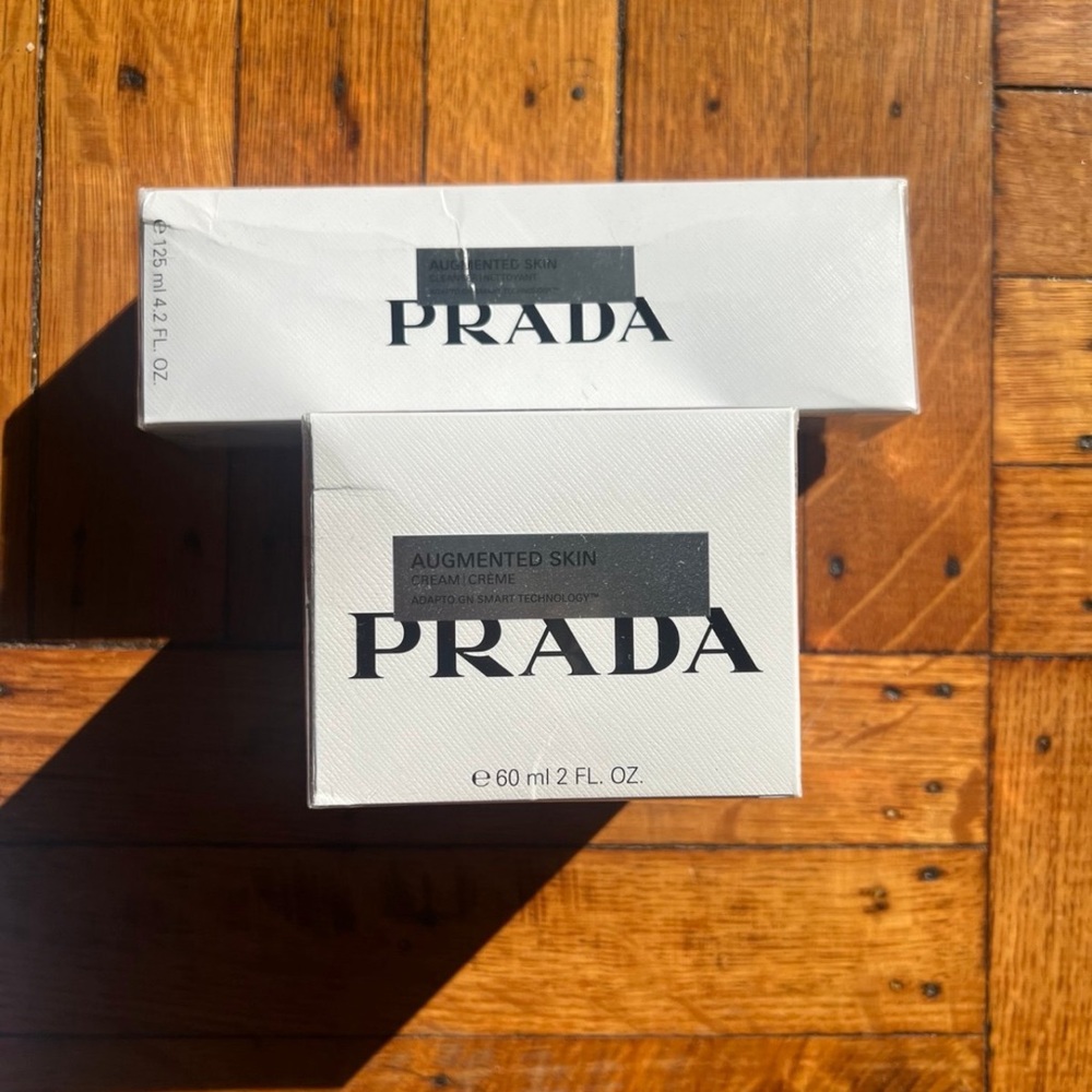 NIB Prada Augmented Skin Cleanser and Moisturizer